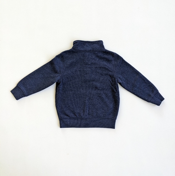 Old Navy 3T Navy Mock Neck Pullover - Picture 2 of 2
